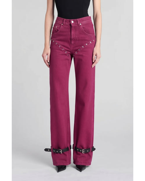 Cory Jeans in Burgundy