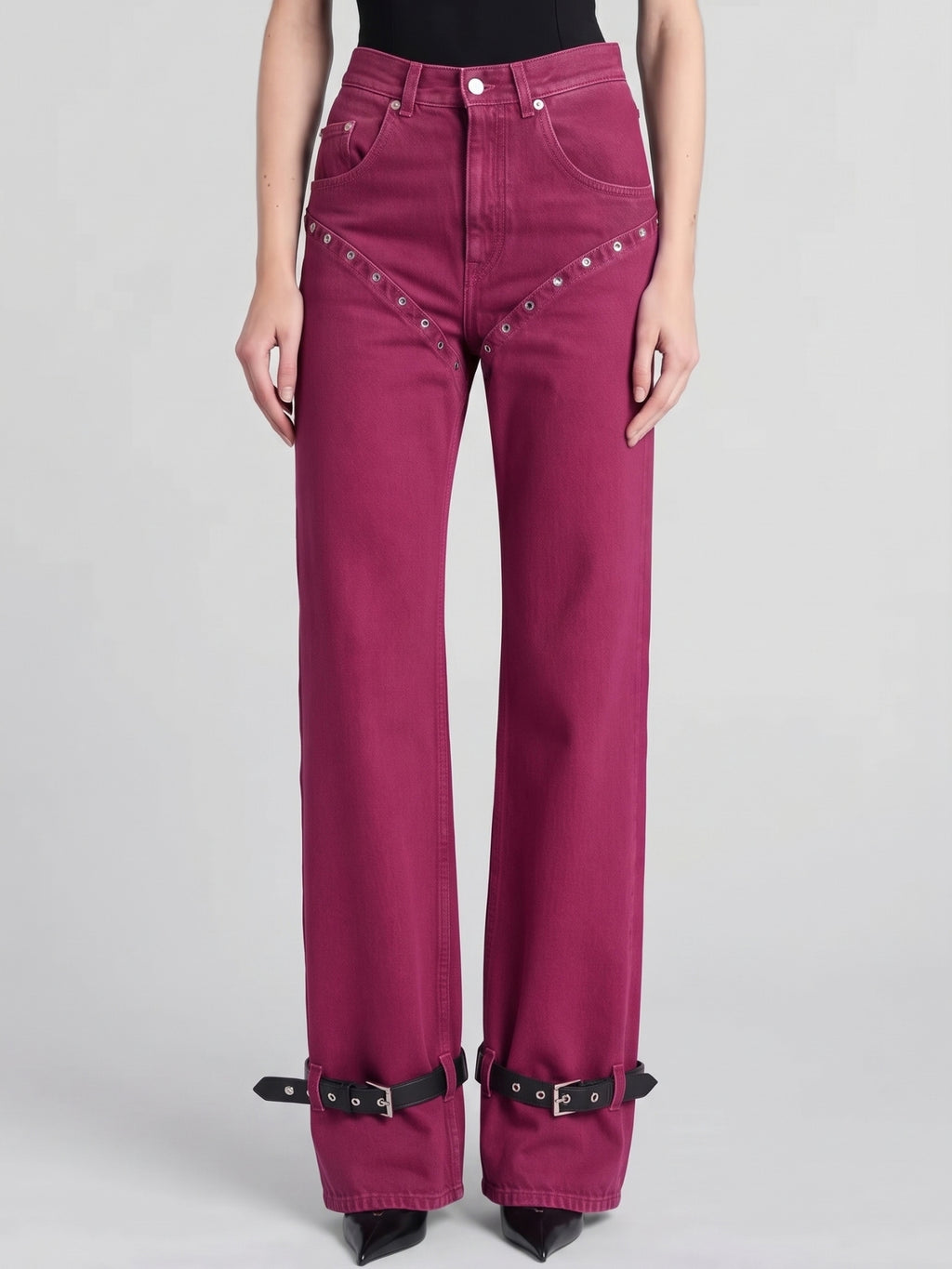 Cory Jeans in Burgundy