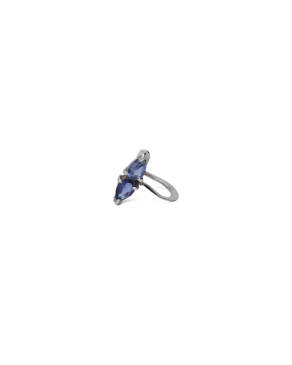 Lips on fire iolite big – Silver/Iolite