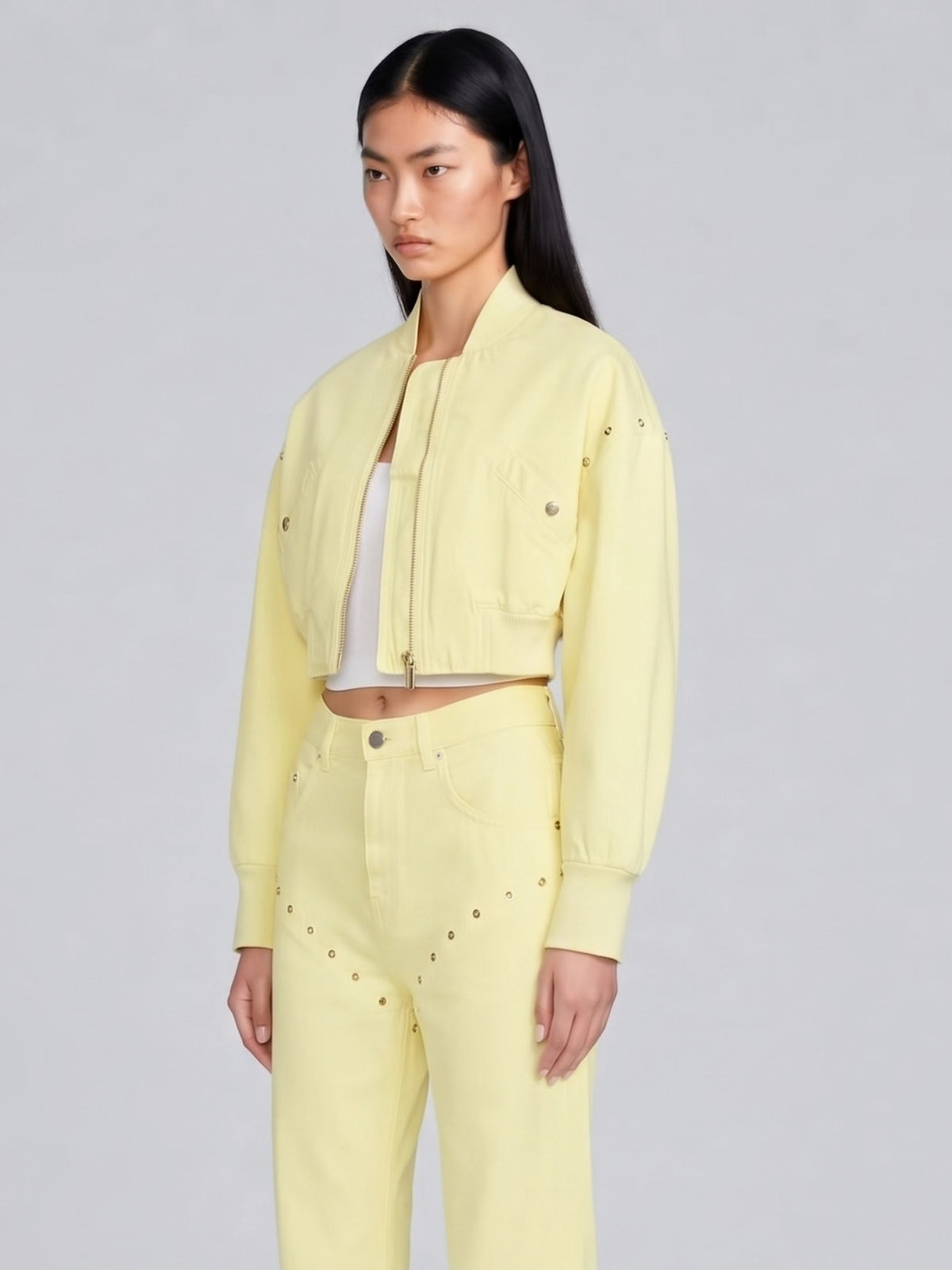 Rebelni Denim Jacket in Butter