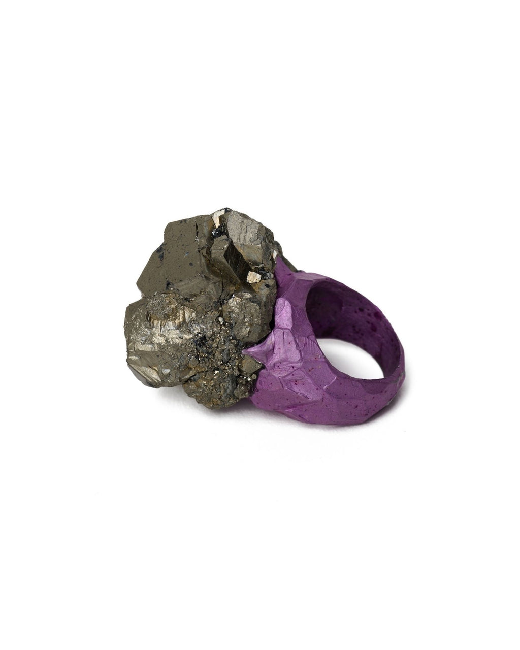 Purple fire ring – Silver/Purple anodized