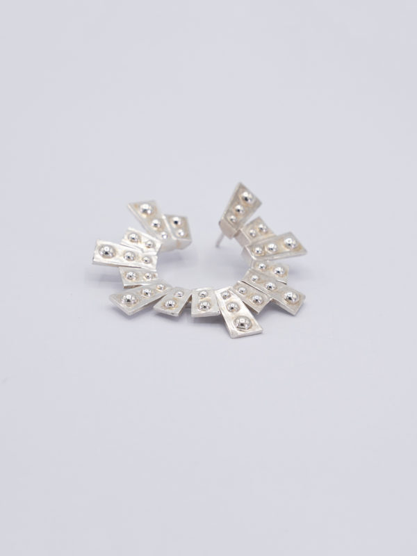 HOOP BUBBLE TRAP EARRINGS